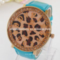 Big Dial Leopard Muster Damen Student Vogue Uhr